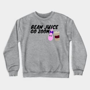 Bean juice go zoom pink hair fluff coffee Crewneck Sweatshirt